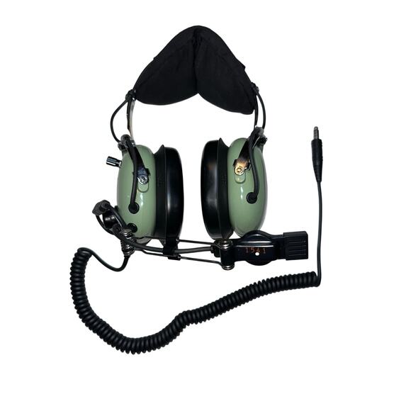 David Clark Model H10-76 Military Aviation Headset w/Microphone USA Made - Picture 1 of 5